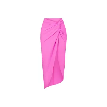 SKIMS SIGNATURE SWIM SARONG SKIRT Swim Dresses & Skirts Women's TAFFY/Toffee