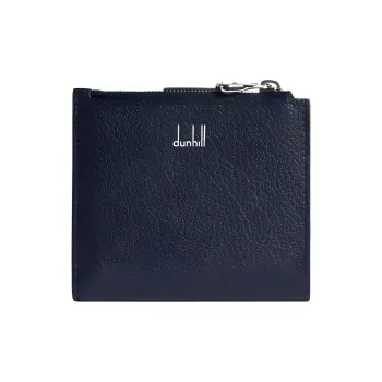 Dunhill Duke Goatskin Wallet Men's Marine Blue