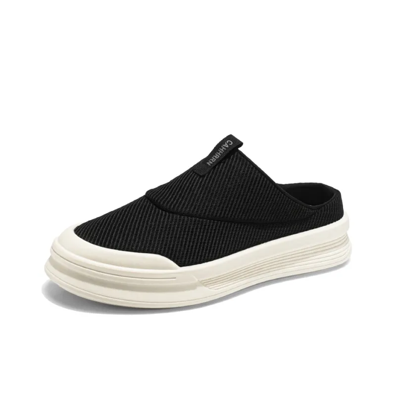 ENRICO COVERI Rubber Sole Slip Resistant Closed Toe Slippers Men's-1
