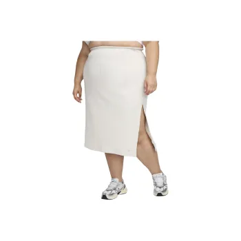 Nike Sportswear Chill Rib Women's Slim Midi Skirt Plus Size