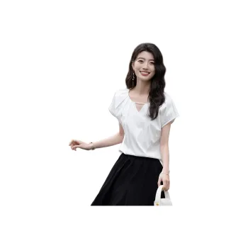 【dme】 T Shirt Women's Raw White