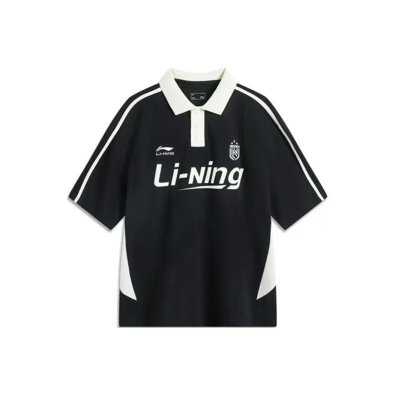 LiNing Sports Life Collection Polo Shirt Men's Black-0