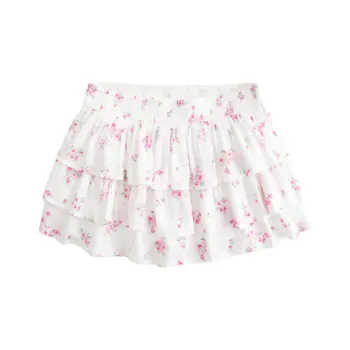 Hollister Casual Short Skirts Women's White