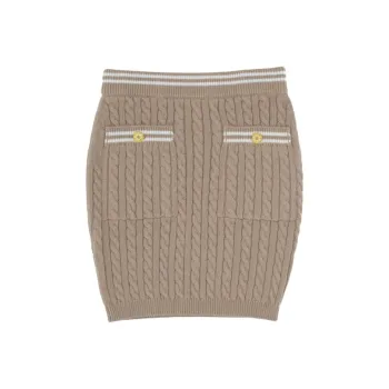 Alessandra Rich Cotton Mini Skirt
