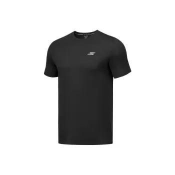 Skechers GODRI Comfortable Sports Collection T Shirt Men's Carbon Black