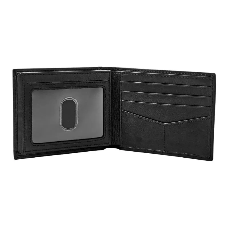 FOSSIL Leather Wallet Regular Men's Black-2