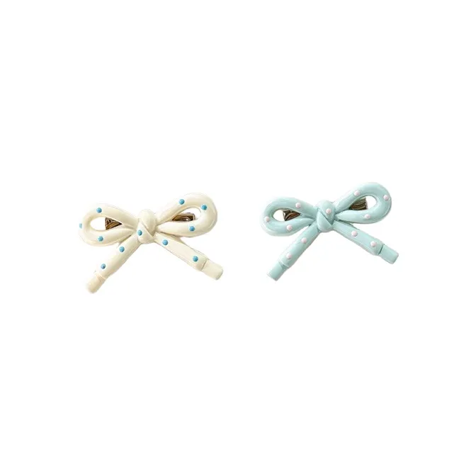 Water Jade Alloy Hair Clips Women's-9