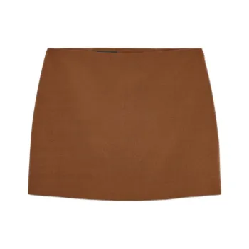 ZARA Casual Short Skirts Women's Light Brown