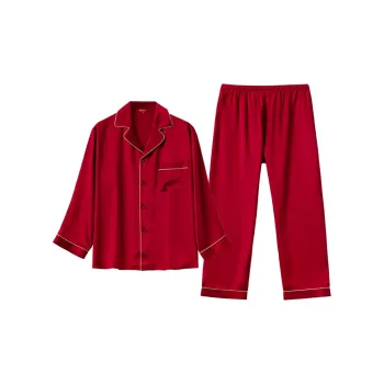 Silk boundary Men Pajama Sets