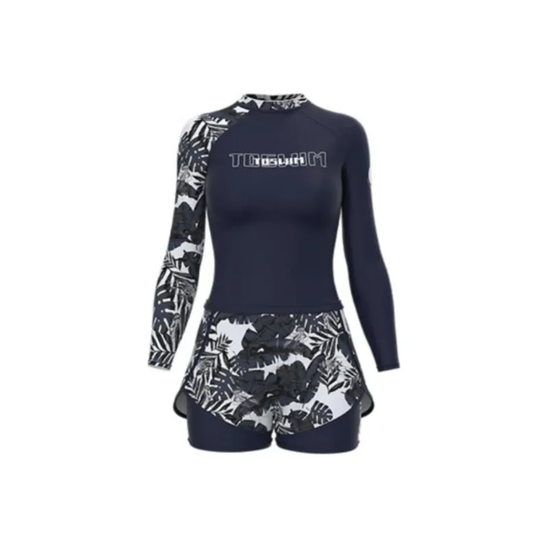 TOSWIM Two Piece Swimsuit Women's Navy Blue-0