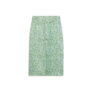 Sandro Casual Long Skirt Women's Green