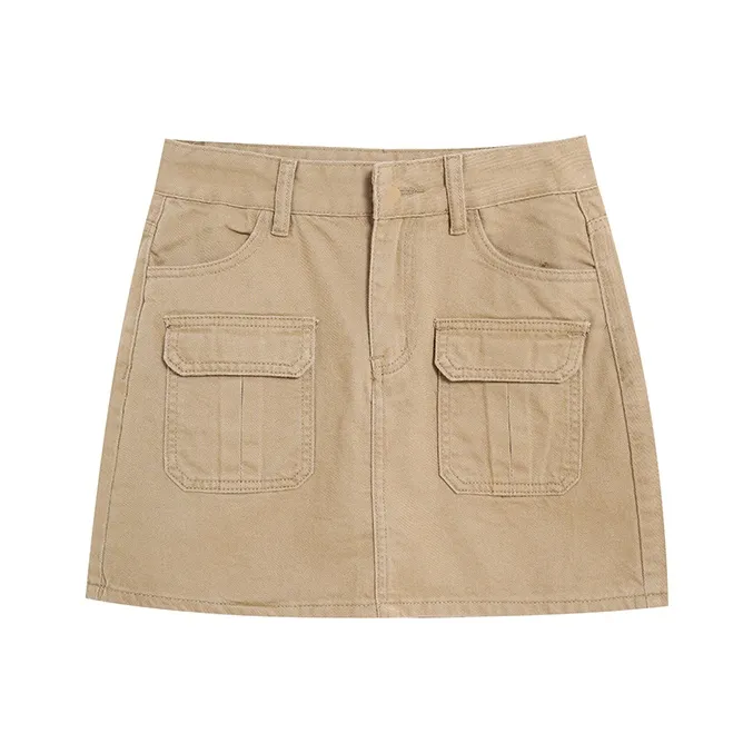 Pzhk Denim Short Skirts Women's-0