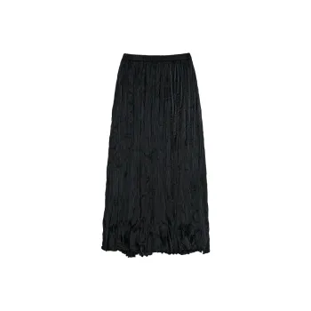 THE SEA LIFE Casual Long Skirt Women's Black Mage