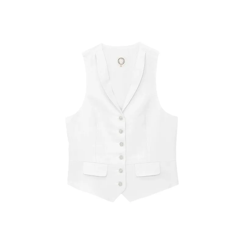 INES DE LA FRESSANGE Vest Women's White-0