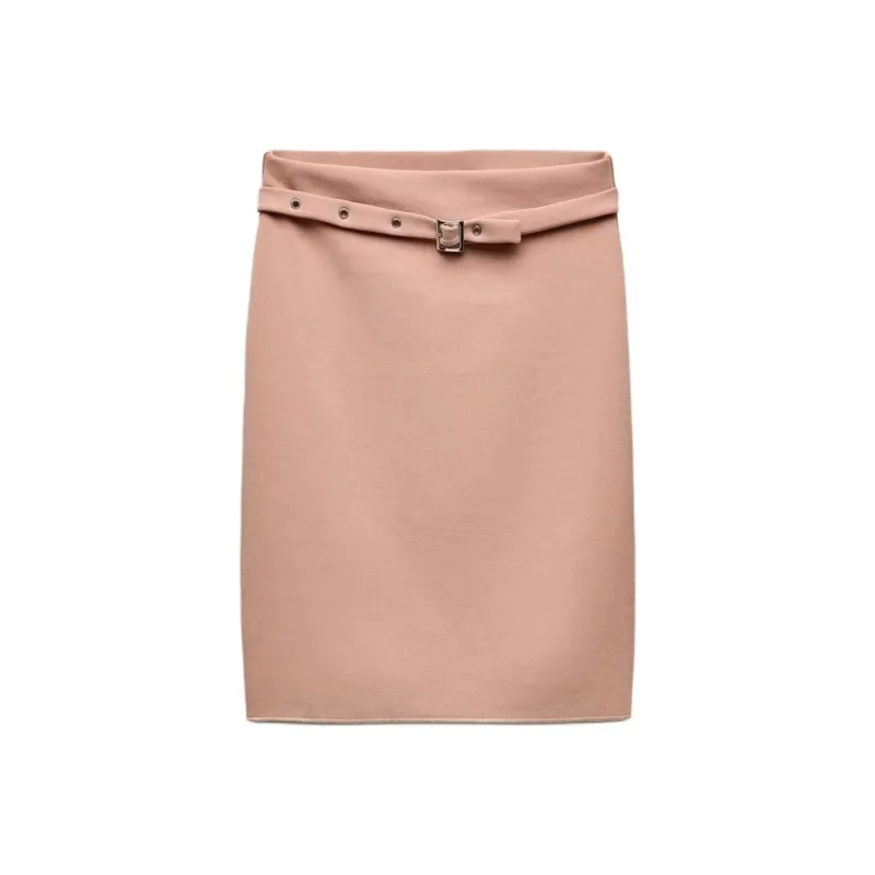 ZARA Casual Short Skirts Women's Pink-0