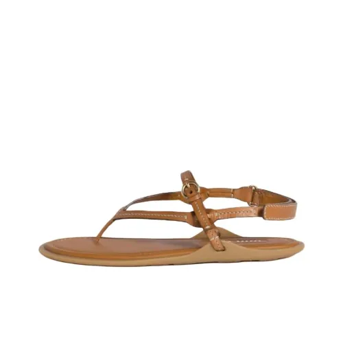 MIU MIU One Strap Sandals Women's Brown