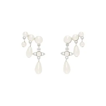 Vivienne Westwood Brass Earrings Women's Silver