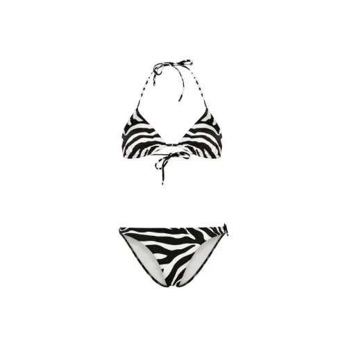 TOM FORD Zebra Print Halterneck Bikini Set