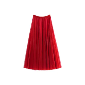 Cotton Gene Casual Long Skirt Women's