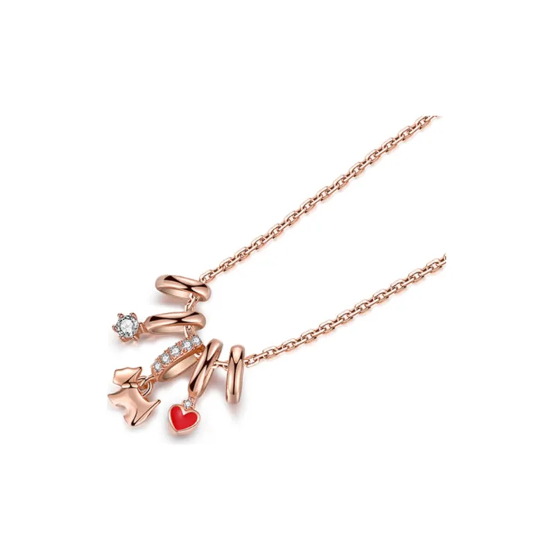 Agatha 925 Sterling Silver Necklaces Women's Rose Gold-1
