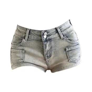 Concubine Zhu Denim Shorts Women's Nostalgic Blue