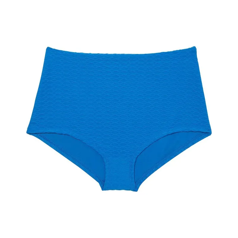 Victoria's Secret PINK Mix & Match Boyshort Bikini Bottom / Shocking Blue Swimming Shorts Women's Stunning Blue-0