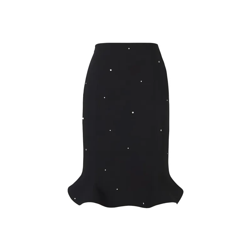 CatPunch Casual Long Skirts Women's Black-0