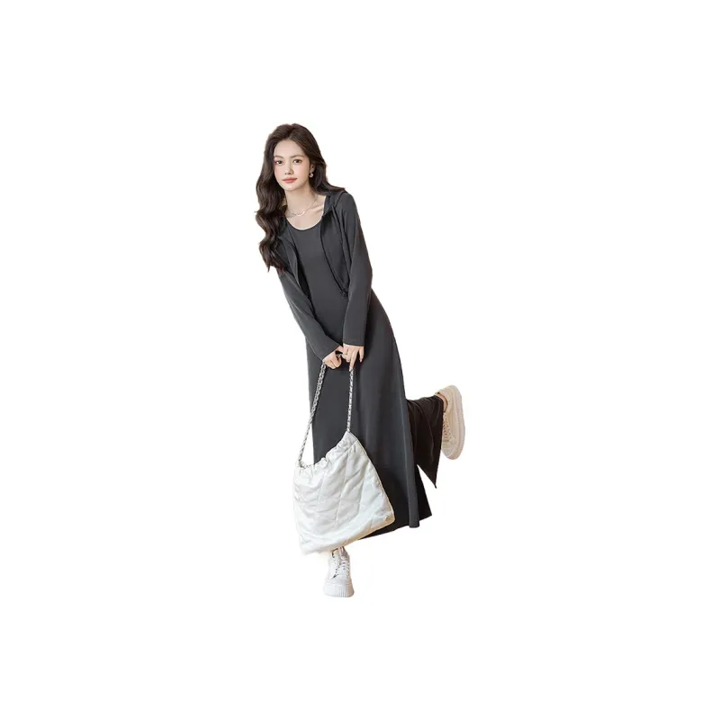 Cypress House Skirt Set Women's Dark Gray-0