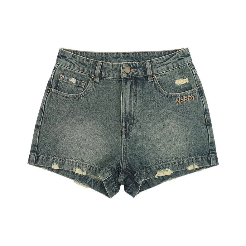 NERDY Denim Shorts Women's Water Duck Blue-0