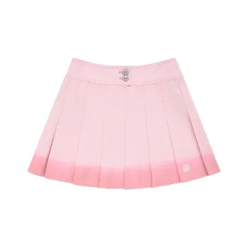 Kirsh SS24 Denim Short Skirts Women's Salmon