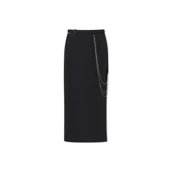 COVERINS Casual Long Skirts Women's Black