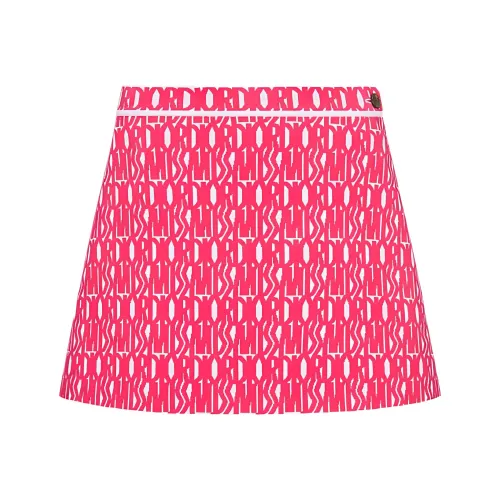 DIOR Casual Short Skirts Women's Rose Red