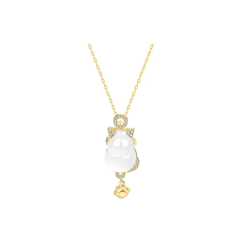 Shang Qianyi Natural Chalcedony Necklaces Women's-3