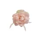 Pink Peony Flower Claw Clip