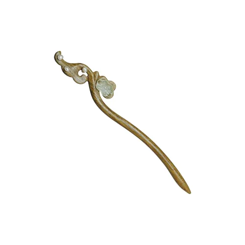 Phoenix Nirvana Green Sandalwood Hairpins Women's