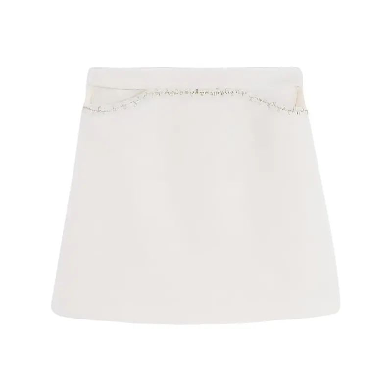 Bebe Casual Short Skirts Women's Ecru-0