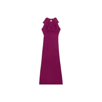 INES DE LA FRESSANGE Sleeveless Dress Women's Dark Purple