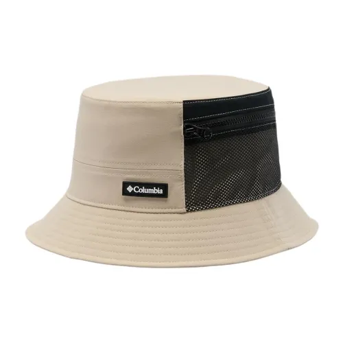 Columbia Nylon, Elastane, Polyester, Elastane Bucket Hats Unisex Beige