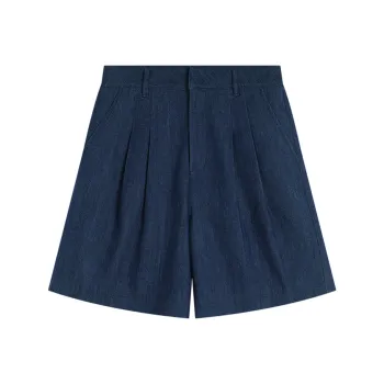 AMAZING SONG Denim Shorts Women's Blue
