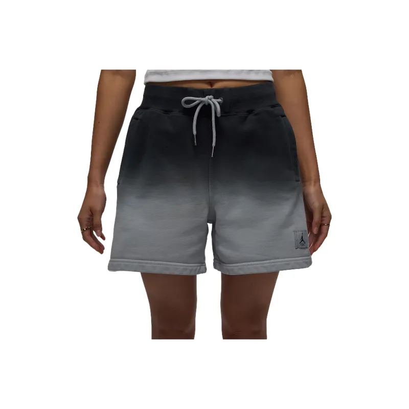 Jordan Flight Fleece Casual Shorts Women's Black Gray-0