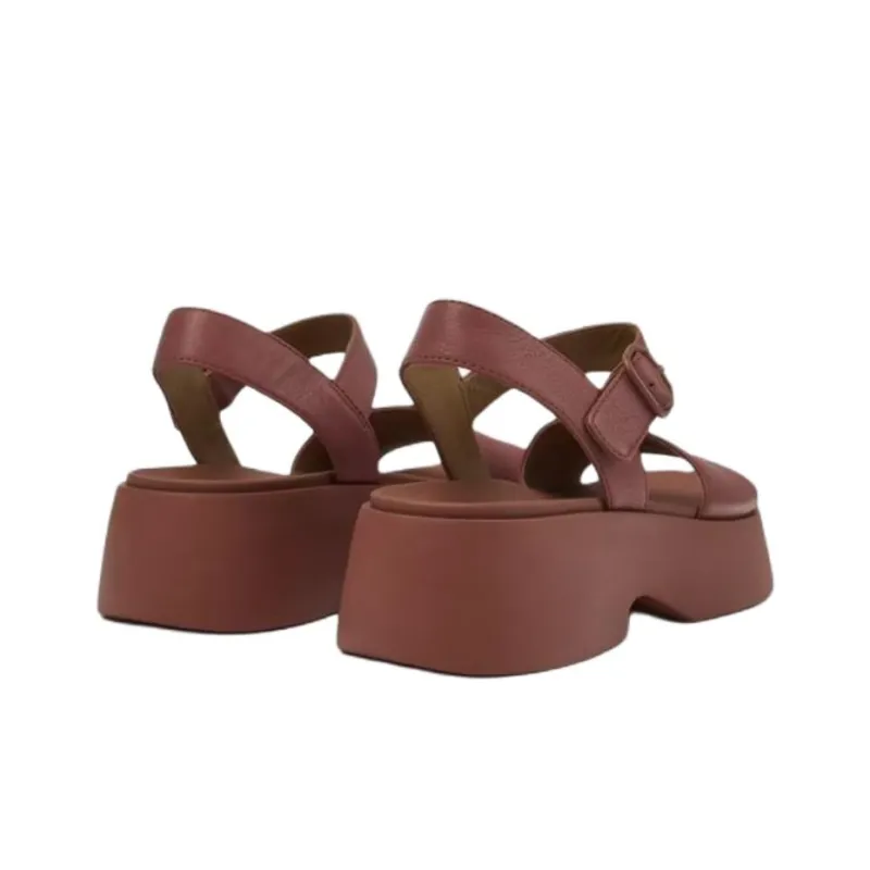 CAMPER Tasha One Strap Sandals Women's Red-2