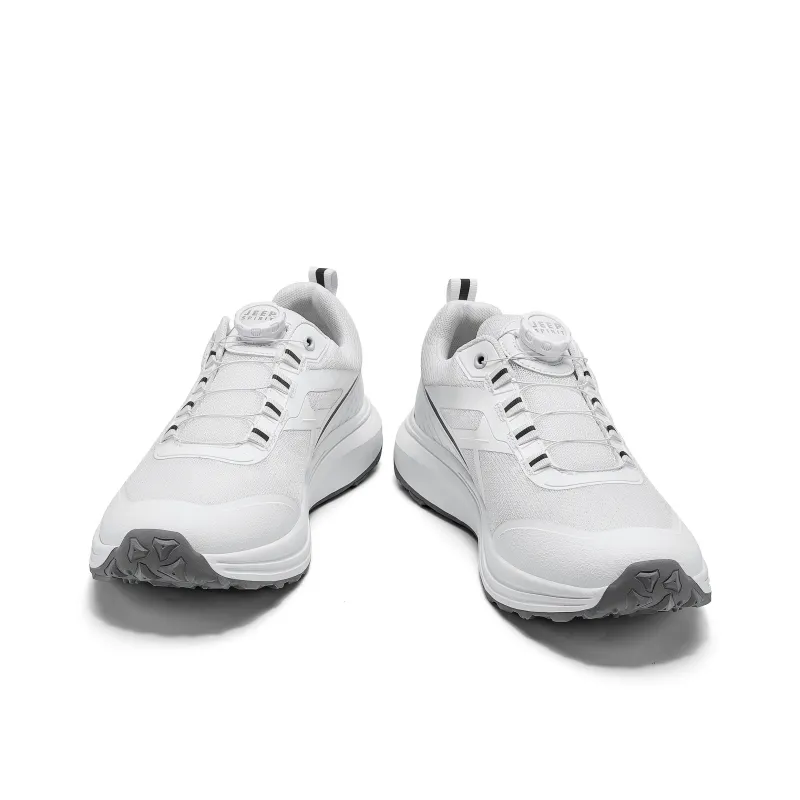 JEEP SPIRIT Cushioning, Lightweight, Breathable, Slip Resistant Running Shoes Men's White-3