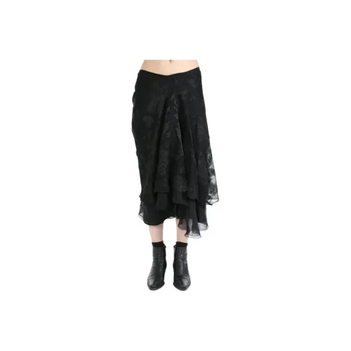 MARC LE BIHAN Noir Asymmetric Skirt