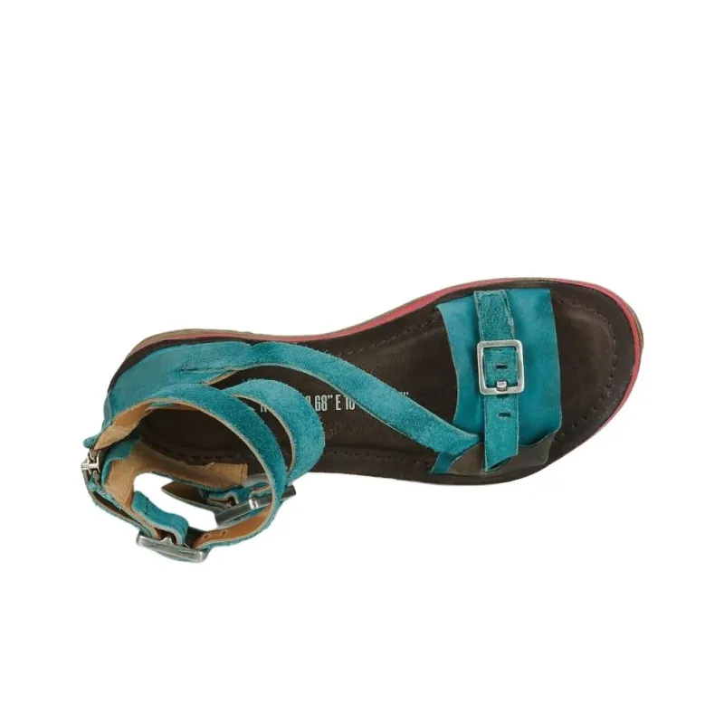 AirStep Busa Roman Sandals Women's Blue-4