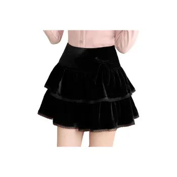 Beautiful Wardrobe Casual Short Skirts Women's Black