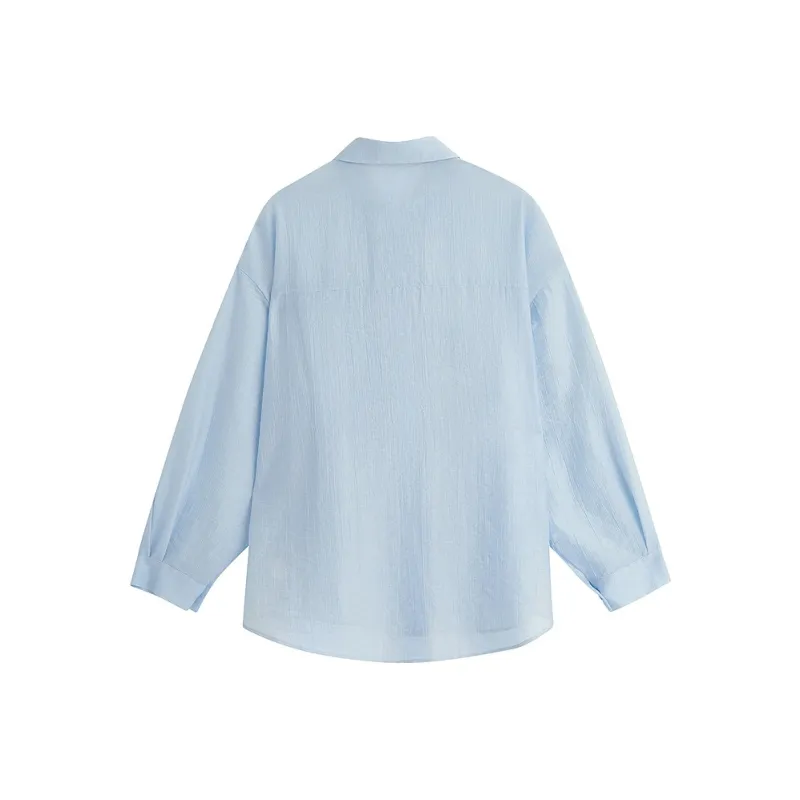 Inman Shirts Women's Pink/Blue-1