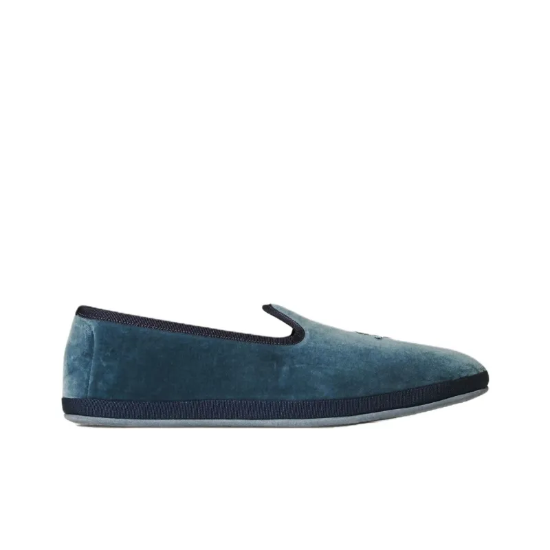 Loro Piana LP Venice Casual Single Shoes Blue-1