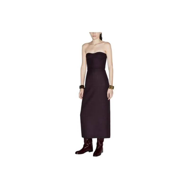 GUCCI Sleeveless Dress Women's Dark Purple-4