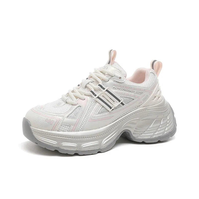 LINGPAO Height Increasing Low Top Chunky Sneakers Women's-6