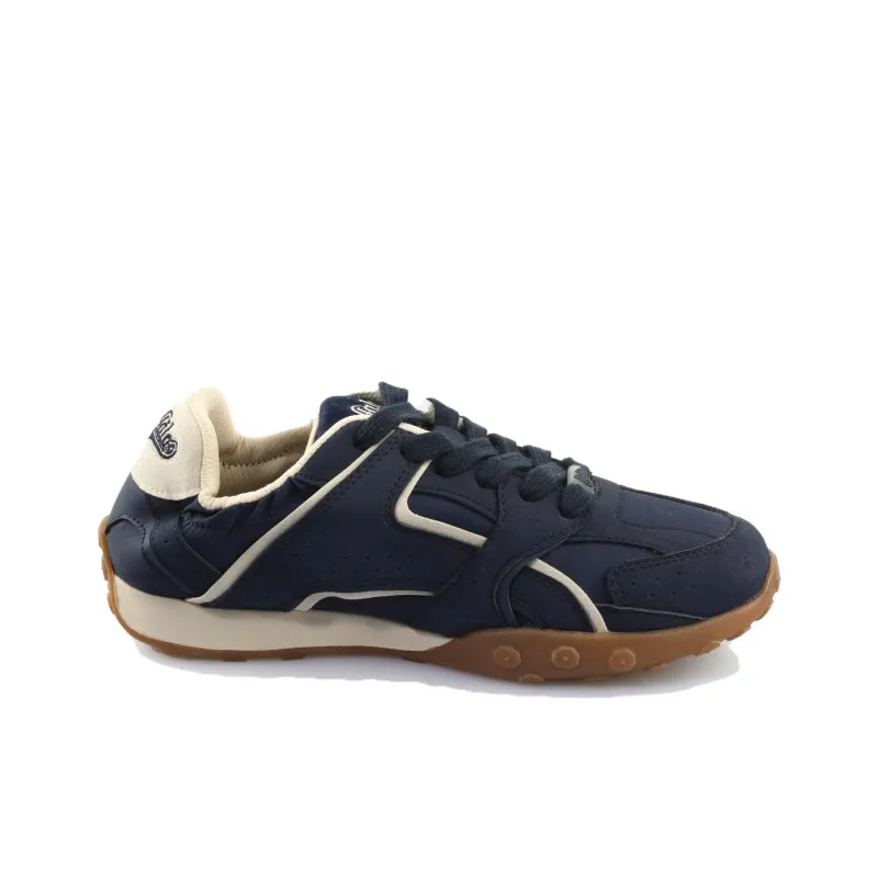 Buffalo Low Top Skateboard Shoes Unisex Dark Blue-1